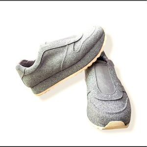 Zara Grey Platform Sneakers Size 7